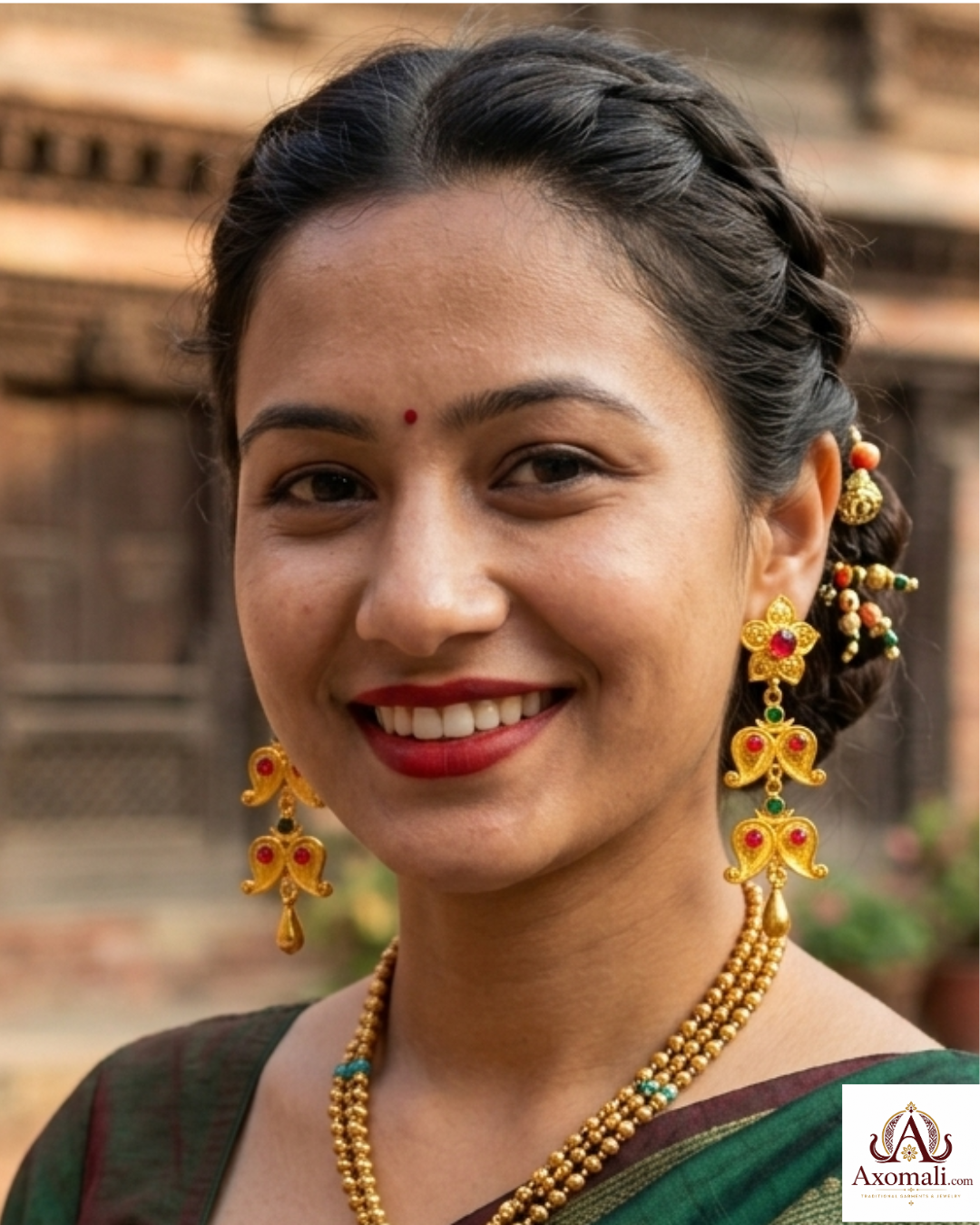 Nepali Gold Plated Earrings
