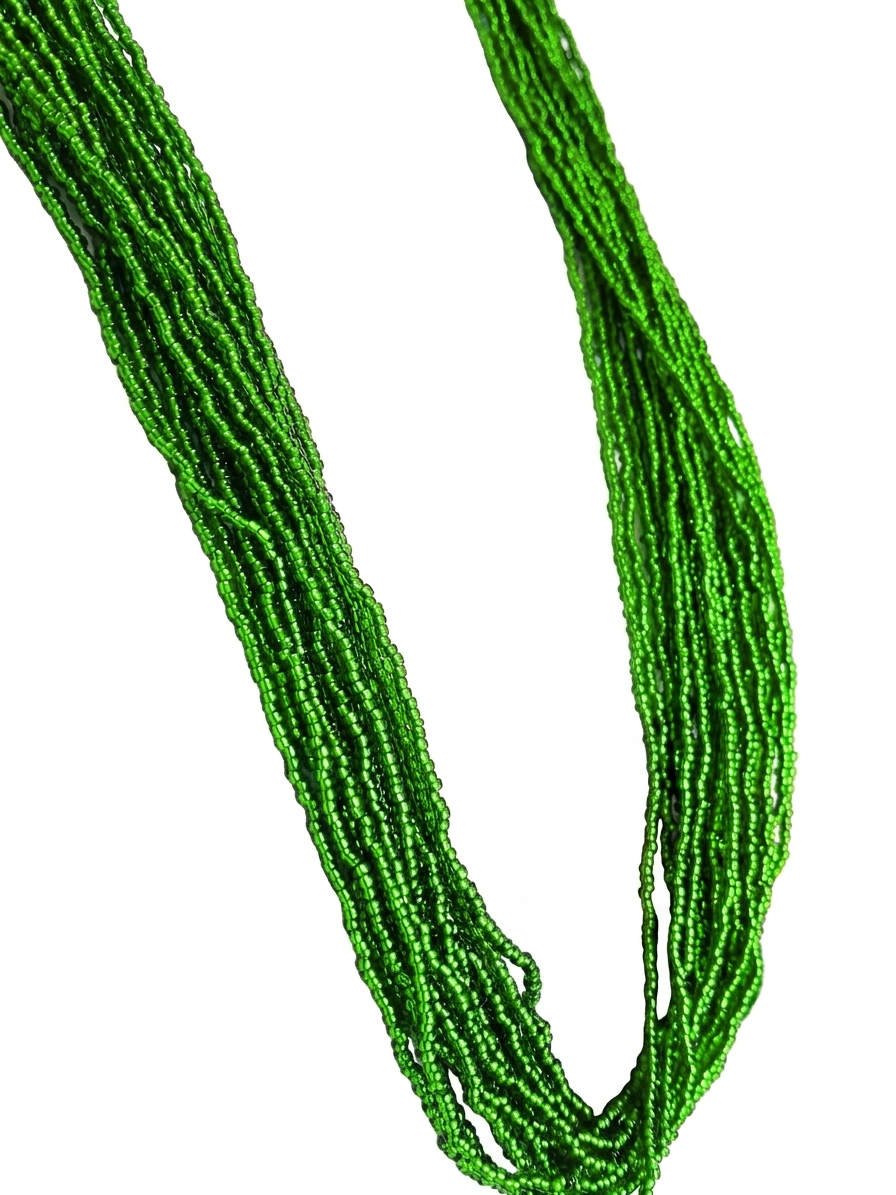 Traditional Green Pote Necklace (18 lum)
