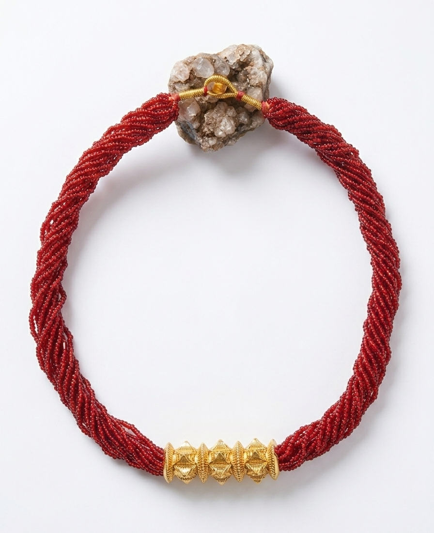 Kanchi Tilhari Short Red