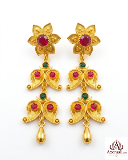 Nepali Gold Plated Earrings